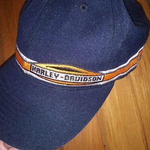 Harley Davidson Black Adjustable Hat